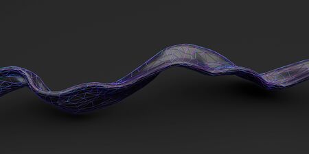 Abstract 3d rendered illustration, modern background designの写真素材