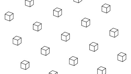 Abstract background, texture design with cubes, modern pattern, vector illustrationのイラスト素材
