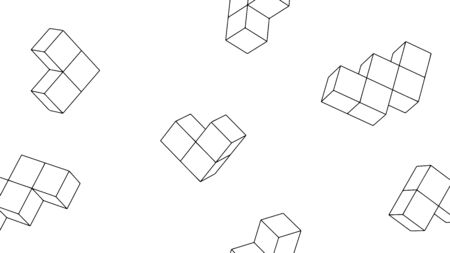 Abstract background, modern pattern design with geometric shapes, vector illustrationのイラスト素材