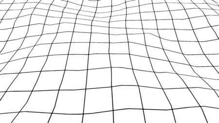 Abstract background, distorted grid texture design, modern pattern, vector illustrationのイラスト素材
