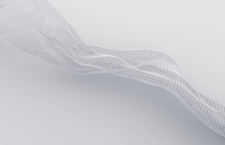 Abstract 3d rendered illustration, modern background design