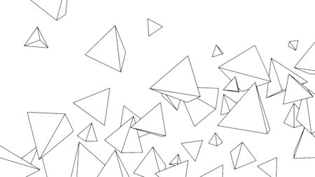 Abstract background design with pyramids shapes, modern pattern, vector illustrationのイラスト素材