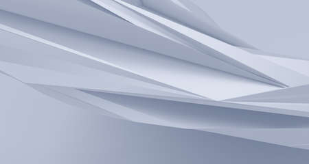 Abstract 3d render, geometric background, modern designの写真素材