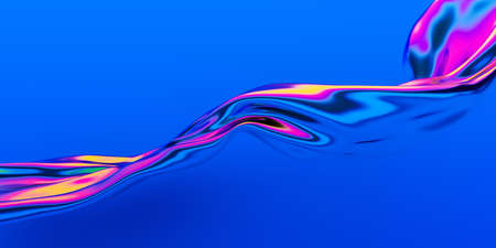 Abstract 3d render, background design, modern illustration