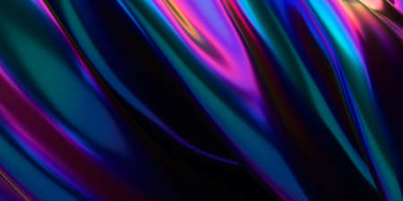 Abstract 3d render, colorful background design, modern illustrationの写真素材