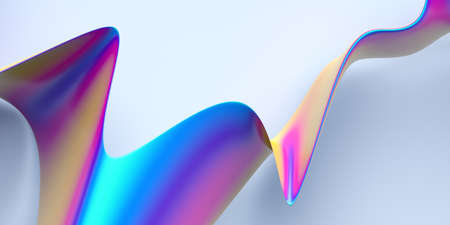 Abstract 3d render, background design, modern illustration