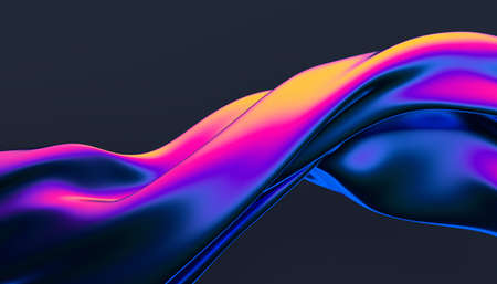 Abstract 3d render, background design, modern illustrationの写真素材