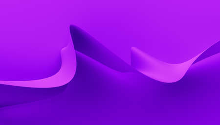 Abstract 3d render, purple background design, modern illustrationの写真素材