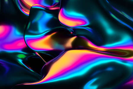 Abstract 3d render, colorful background design, modern illustrationの写真素材