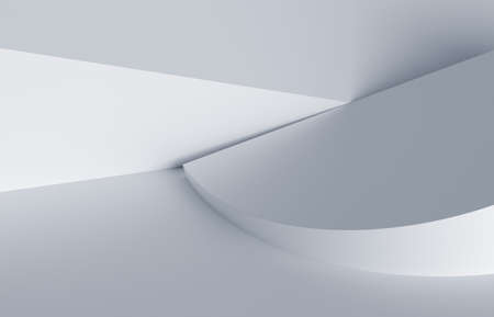 Abstract 3d render, modern background design with geometric shapesの写真素材
