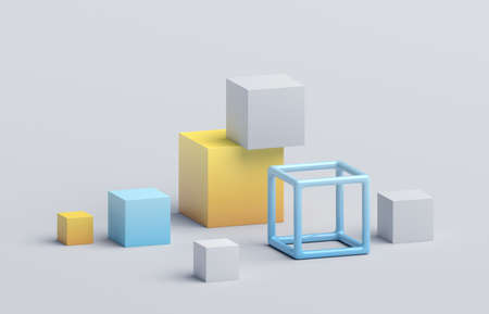 Abstract 3D Renderの写真素材