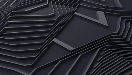 Abstract 3D Renderの写真素材
