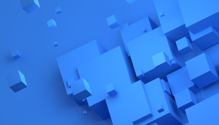 Abstract 3D Renderの写真素材