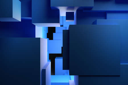 Abstract 3D Renderの写真素材