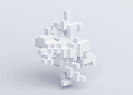 Abstract 3D Renderの写真素材