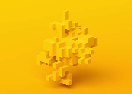 Abstract 3D Renderの写真素材