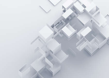 Abstract 3D Renderの写真素材