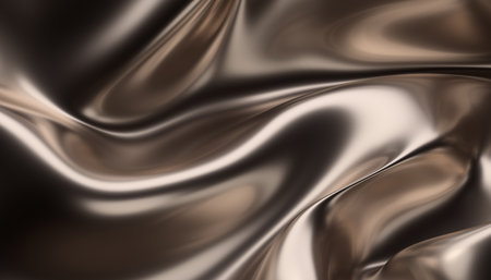 Abstract 3d render, gold background design, wavy surfaceの写真素材