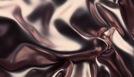 Abstract 3d render, gold background design, wavy surfaceの写真素材