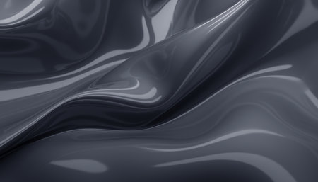 Abstract 3d render, gray background design, wavy surfaceの写真素材