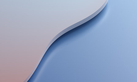 Abstract 3d rendered background, minimalist pastel colored designの写真素材