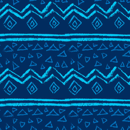 A set of seamless patterns with brushstrokes, pixels 1000x1000, vector graphics.のイラスト素材