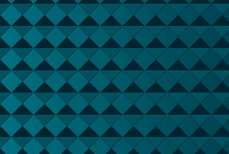 Abstract background with two-color rhombuses and gradient fill, the color of the sea wave. EPS 10
