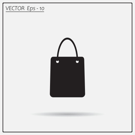 Shopping basket icon. Shopping basket flat design.のイラスト素材