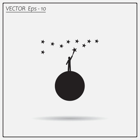 Stars and sparkles - collection of design elements on half-transparent background - eps10 vectorのイラスト素材