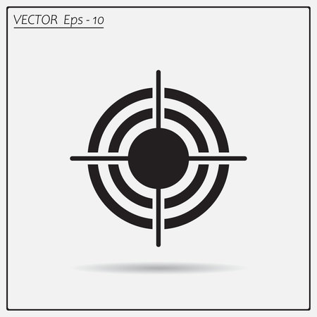 Target vector iconのイラスト素材