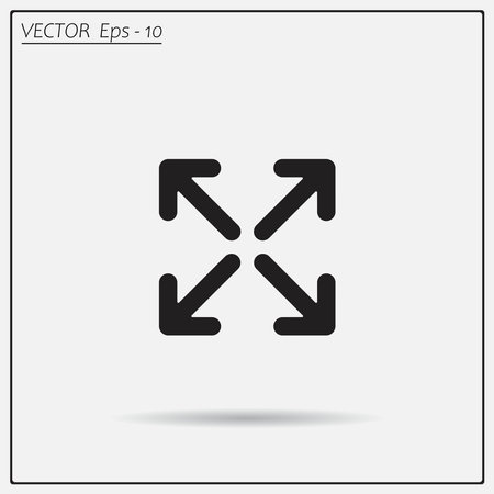 arrows vector iconのイラスト素材