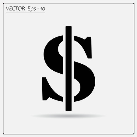 Dollar sign iconのイラスト素材