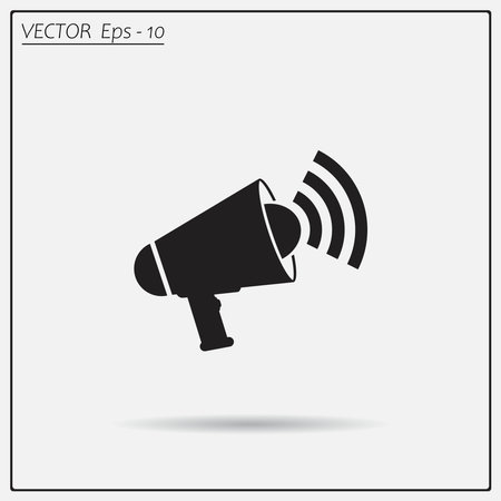 Megaphone iconのイラスト素材