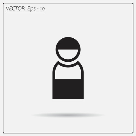 User icon vectorのイラスト素材