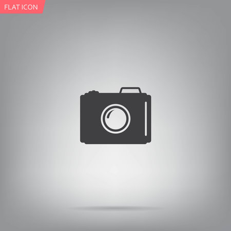 photo camera icon. Vector Eps 10のイラスト素材