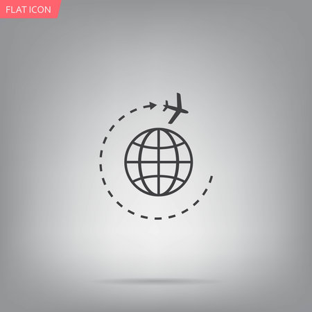 Air travel iconのイラスト素材