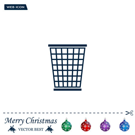 ballot box web icon. vector designのイラスト素材