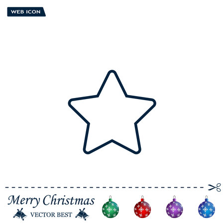 star - vector iconのイラスト素材