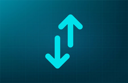 Exchange icon in flat styleのイラスト素材