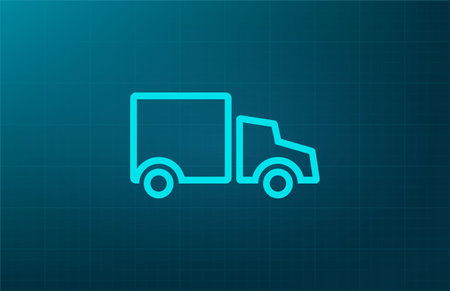 Truck iconのイラスト素材