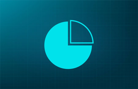 Pie Chart Icon Vector