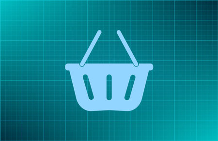 Vector shopping basket iconのイラスト素材