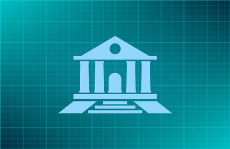 bank vector iconのイラスト素材
