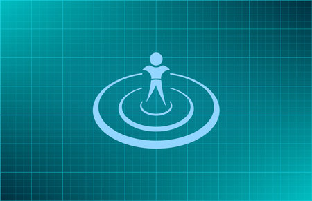 Flat icon of team workのイラスト素材