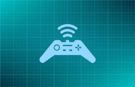 Joystick sign icon, vector illustration. Flat design style