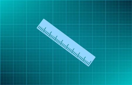 vector icon of rulerのイラスト素材