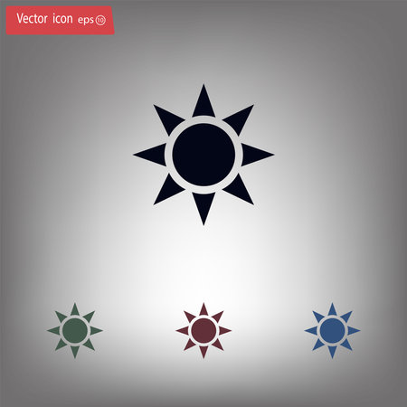 Sun - vector iconのイラスト素材