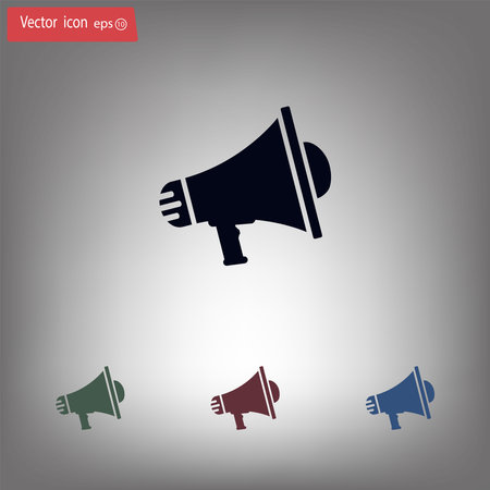 Megaphone iconのイラスト素材