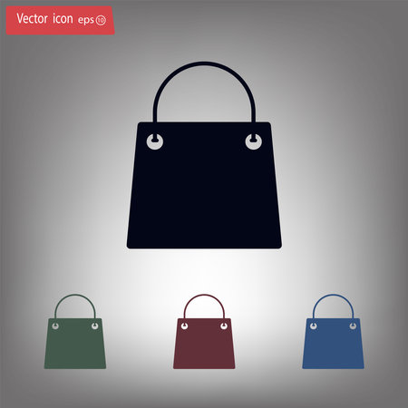 shopping bag - vector iconのイラスト素材
