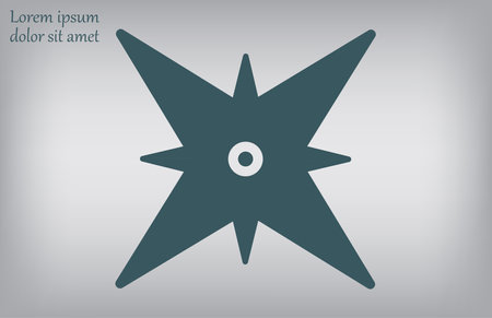 Star icon, vector illustration. Flat design style eps 10.のイラスト素材